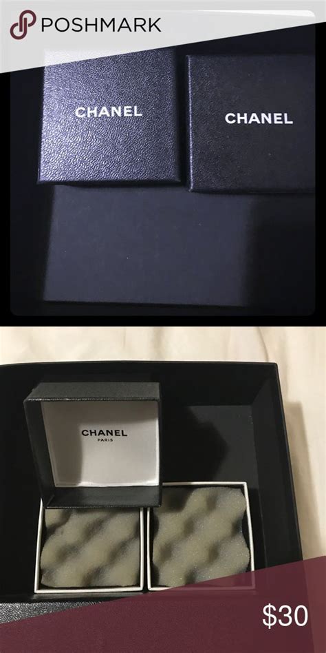 chanel black jewelry box|authentic Chanel rings.